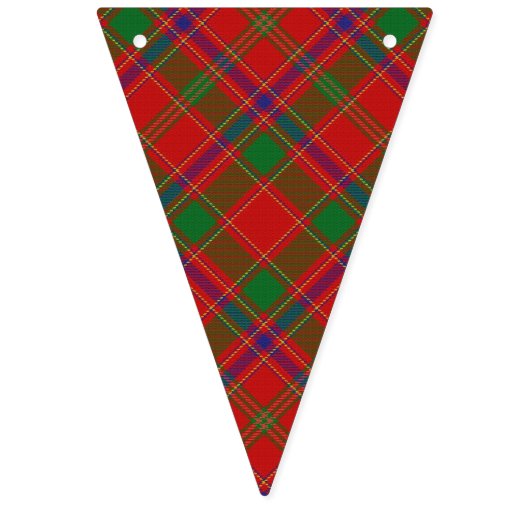 Clan Munro Tartan Wimpelkette (Erste Fahne)