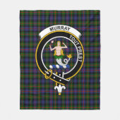 Clan Murray Dysart von Atholl Modern Tartan Karier Fleecedecke (Vorderseite)