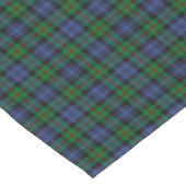 Clan Murray Green und Blue Scottish Tartan Kurzer Tischläufer (Ecke)