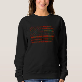 Clan Murray, Lord George Scottish tartan, US-Flagg Sweatshirt