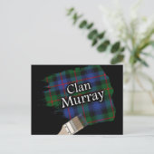 Clan Murray Scottish Tartan Paint Brush Postkarte (Stehend Vorderseite)