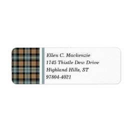 Clan Murray Tan und Black Weathered Tartan