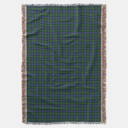 Clan Murray Tartan Decke (Vorderseite Vertikal)