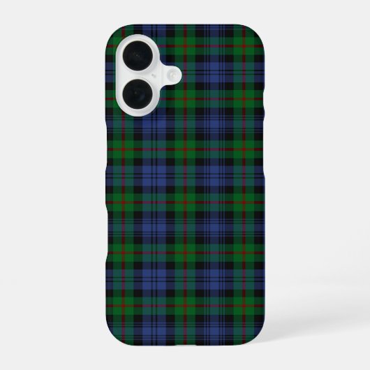 Clan Murray Tartan iPhone 16 Hülle (Rückseite)