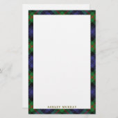 Clan Murray Tartan Kariert Briefpapier (Vorne/Hinten)