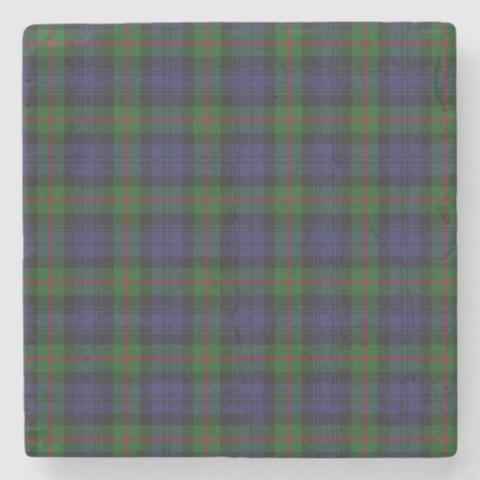 Clan Murray Tartan Kariert Stone Untersetzer (Vorderseite)