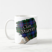 Clan Murray Tartan Paint Brush Cup Tasse (Links)