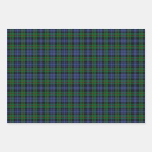 Clan Murray Tartan Variationen Geschenkpapier Set (Vorderseite)