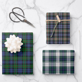 Clan Murray Tartan Variationen Geschenkpapier Set