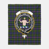 Clan Murray von Atholl Modern Tartan Kariert Fleecedecke (Vorderseite)