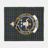 Clan Murray von Atholl Modern Tartan Kariert Fleecedecke (Vorderseite (Horizontal))