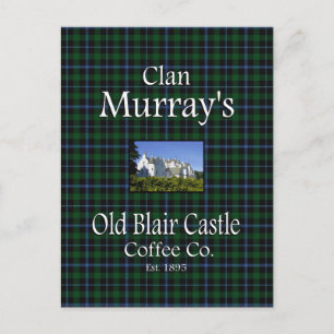 Clan Murray's Old Blair Castle Coffee Co. Postkarte