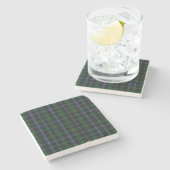 Clan-Murraytartan-karierter SteinUntersetzer (Seitenansicht)