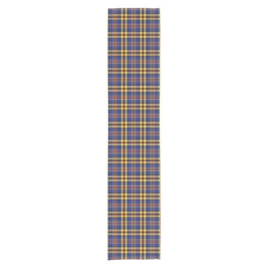 Clan Murtaugh Tartan Pattern Irish Kariert Kurzer Tischläufer (Vorderseite)