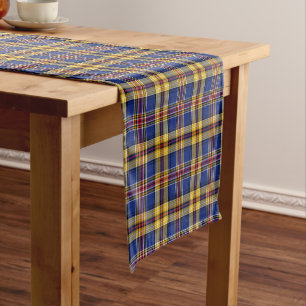 Clan Murtaugh Tartan Pattern Irish Kariert Kurzer Tischläufer