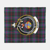 Clan Nairn Tartan Kariert Fleecedecke (Vorderseite (Horizontal))