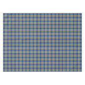 Clan Napier Blue, Black and White Scottish Tartan Tischdecke (Vorderseite (Horizontal))