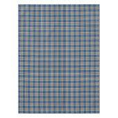 Clan Napier Blue, Black and White Scottish Tartan Tischdecke (Vorderseite)