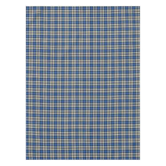 Clan Napier Blue, Black and White Scottish Tartan Tischdecke (Vorderseite)