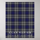 Clan Napier Colors of Scotland Tartan Poster (Vorne)