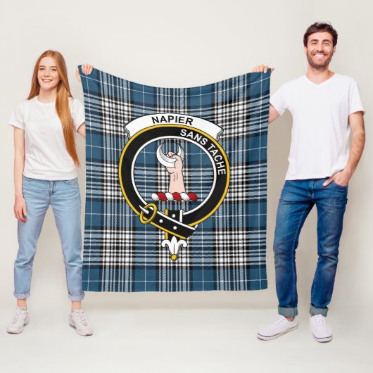 Clan Napier Modern Tartan Kariert Fleecedecke (Beispiel)