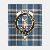 Clan Napier Modern Tartan Kariert Fleecedecke (Vorderseite)