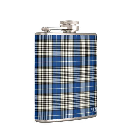 Clan Napier Tartan Monogram Flachmann (Rechts)