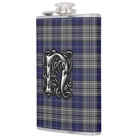 Clan-Napiertartan-alte Schottland-Flasche Flachmann (Links)