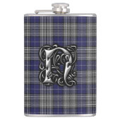Clan-Napiertartan-alte Schottland-Flasche Flachmann (Vorderseite)