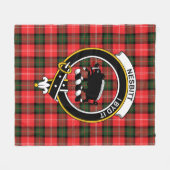 Clan Nesbitt Tartan Kariert Fleecedecke (Vorderseite (Horizontal))