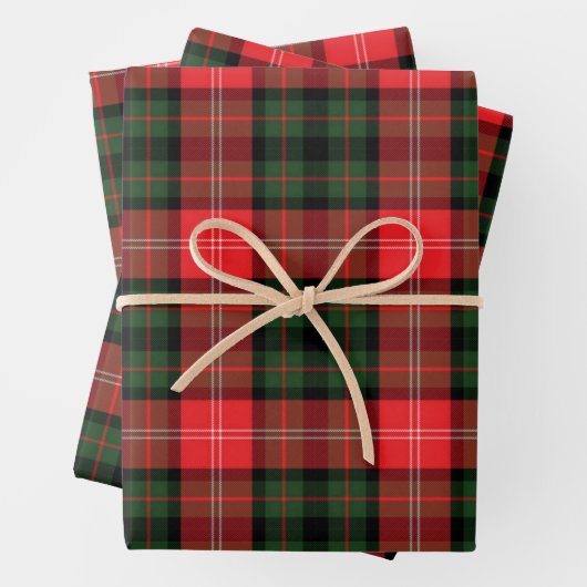 Clan Nesbitt Tartan Trio Geschenkpapier Set (Beispiel)