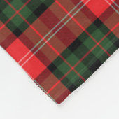 Clan Nesbitt Wappen Abzeichen & Tartan Personalisi Fleecedecke (Ecke)