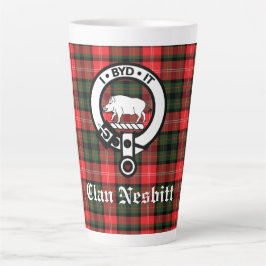 Clan Nesbitt Wappen Abzeichen & Tartan Personalisi Milchtasse