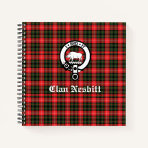 Clan Nesbitt Wappen & Tartan Personalisiertes Reze