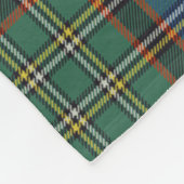 Clan Nicolson Junting Ancient Tartan Kariert Fleecedecke (Ecke)