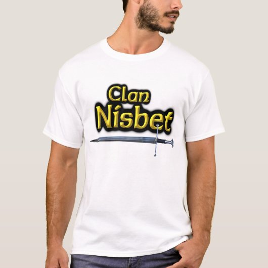 Clan Nisbet Inspiriert Schottisch T-Shirt (Vorderseite)