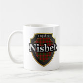 Clan Nisbet schottische Kaffeetasse (Links)