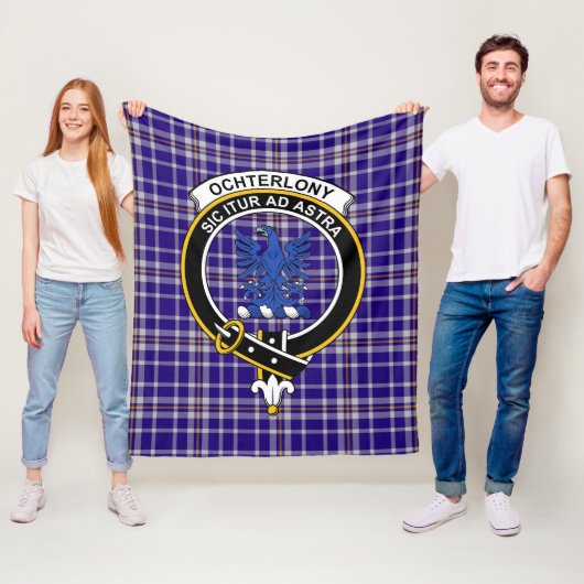 Clan Ochterlony Tartan Kariert Fleecedecke (Beispiel)