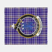 Clan Ochterlony Tartan Kariert Fleecedecke (Vorderseite (Horizontal))