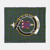 Clan Ogilvie Hunting Tartan Kariert Fleecedecke (Vorderseite (Horizontal))