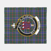 Clan Ogilvie Junting Modern Tartan Kariert Fleecedecke (Vorderseite (Horizontal))