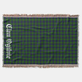 Clan Ogilvie Tartan Kariert Decke (Vorderseite)