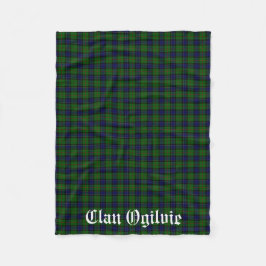 Clan Ogilvie Tartan Kariert Fleecedecke