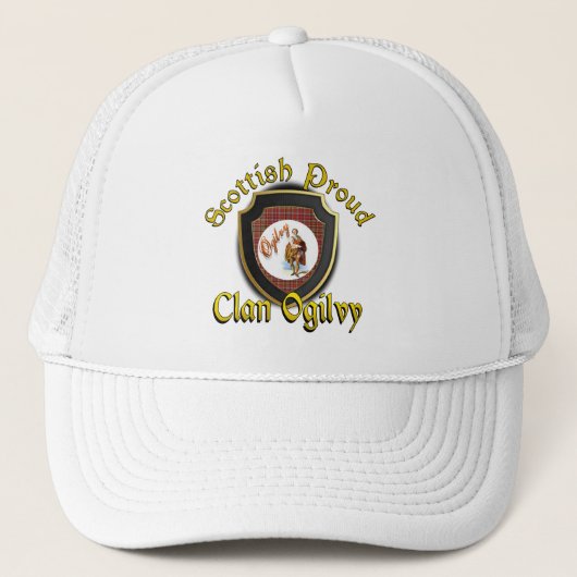 Clan Ogilvy Scottish Dynasty Cap Truckerkappe (Vorderseite)