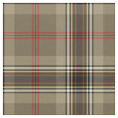 Clan O'Keefe Tartan Tan Kariert Stoff (Nahaufnahme)