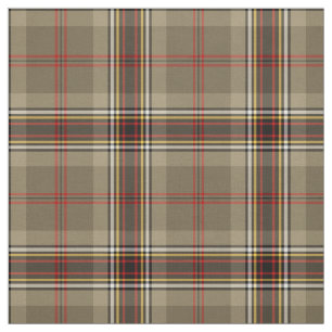 Clan O'Keefe Tartan Tan Kariert Stoff