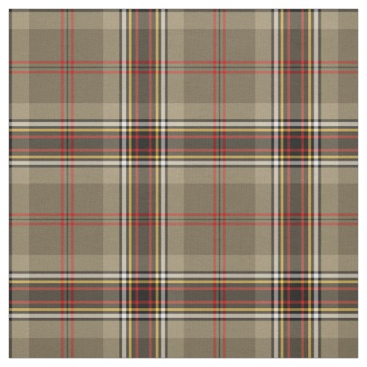 Clan O'Keefe Tartan Tan Kariert Stoff (Muster)