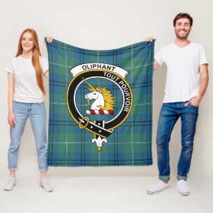 Clan Oliphant Ancient Tartan Kariert Fleecedecke