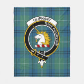 Clan Oliphant Ancient Tartan Kariert Fleecedecke (Vorderseite)