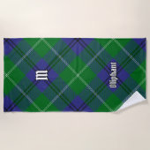 Clan Oliphant Tartan Beach Towel Strandtuch (Vorderseite)